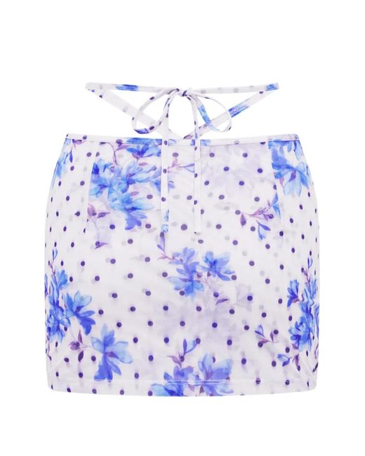 FAE SWIM Vela Mini-Rok in het Blue
