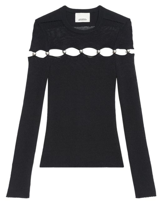 Isabel Marant Black Elsie Top