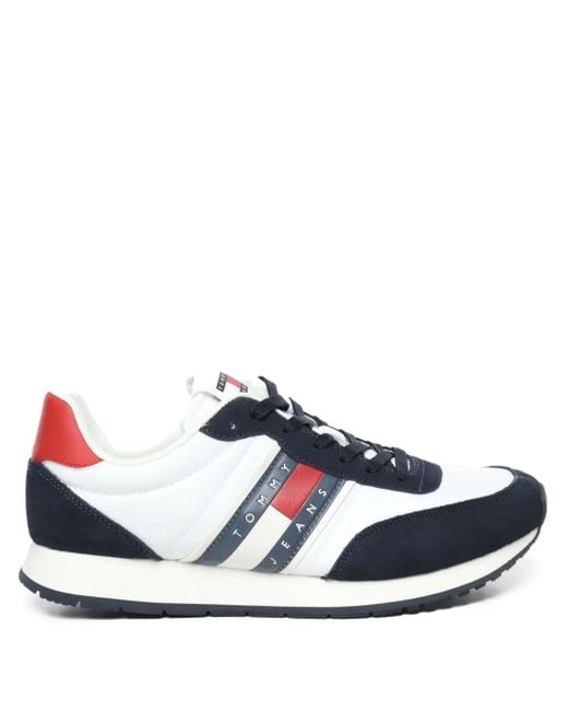 メンズ Tommy Hilfiger スエード スニーカー Blue