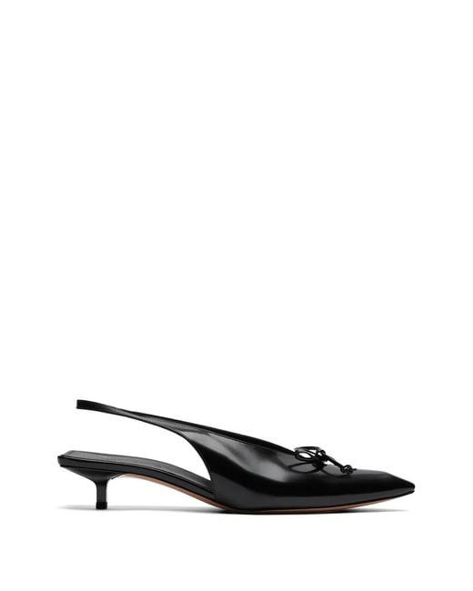 Jacquemus Black The Low Cubisto Slingbacks