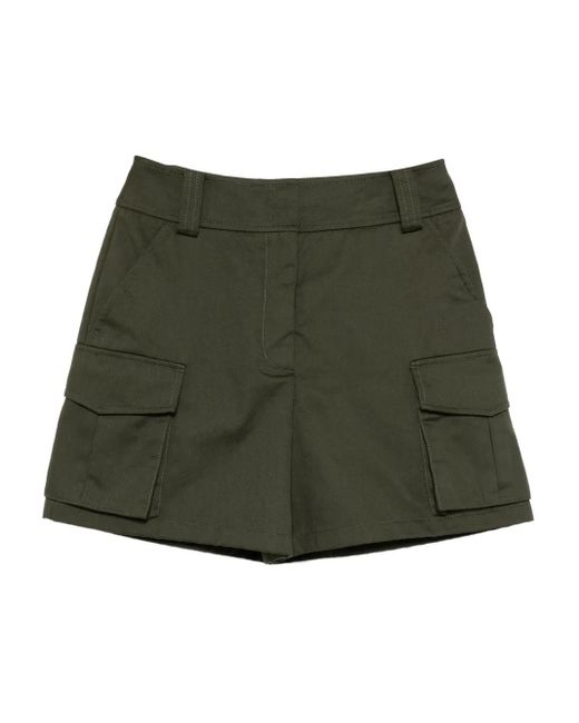 Elie Saab ギャバジン ショートパンツ Green