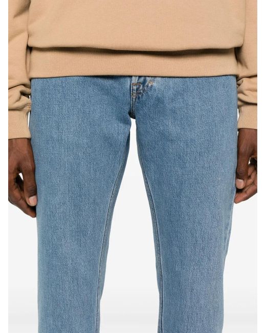 Gucci Blue Web Detail Denim Jeans