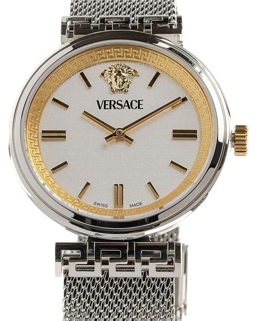 Versace Gray Mythos 36Mm Watch
