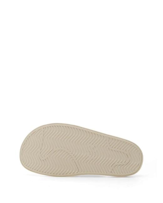 Y-3 White Logo Sandals