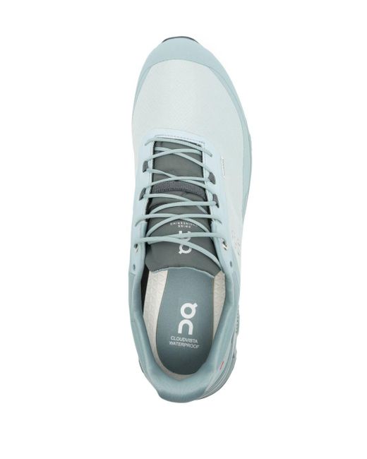 On Shoes Blue Cloudvista Waterproof Sneakers for men