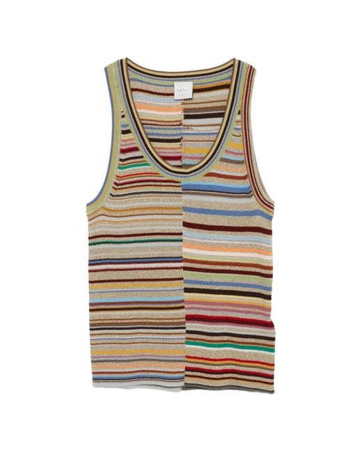 Paul Smith Natural Striped Vest