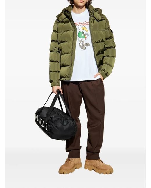 Moncler Green Maya Short Down Jacket for men