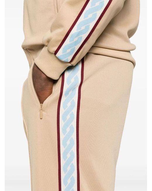 Drole de Monsieur Natural Side-Stripe Track Pants for men