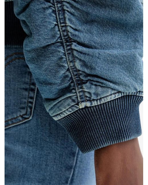 Levi's Blue Andy Denim Bomber Jacket