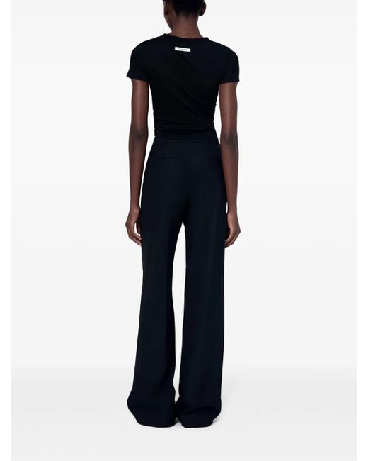 Ports 1961 Black Logo-Appliqué Cotton T-Shirt