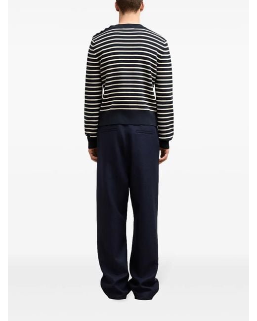 AMI Gestreifter Pullover in Blue für Herren