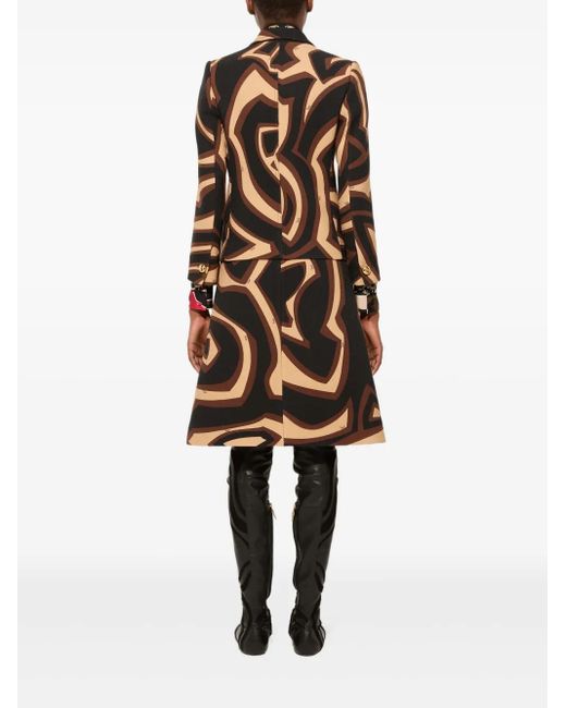 Emilio Pucci Brown Labirinto Print Grand Poudre Jacket