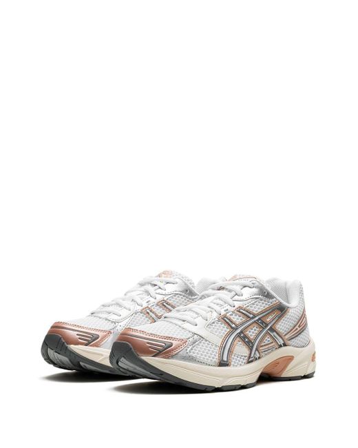 Asics White Gel-1130 Pure Silver Sneakers