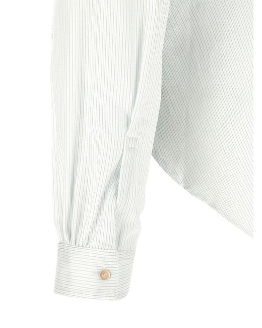 Kiko Kostadinov White Ohne K-Dart Shirt for men