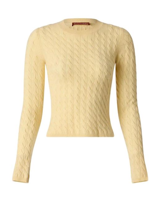 Altuzarra Yellow Cable-knit sweater