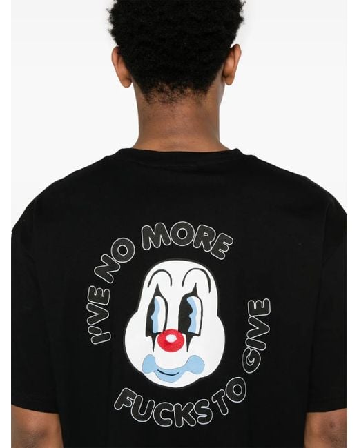 Gcds Black Clown T-Shirt for men
