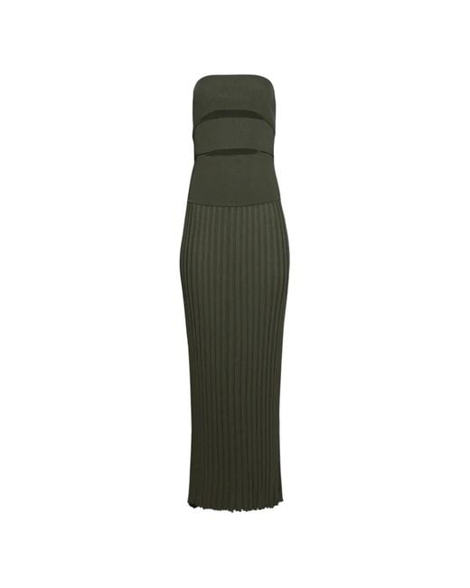 Christopher Esber Green Strapless Dress