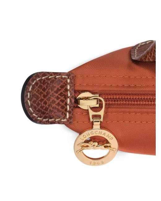 Longchamp Brown Le Pliage Clutch