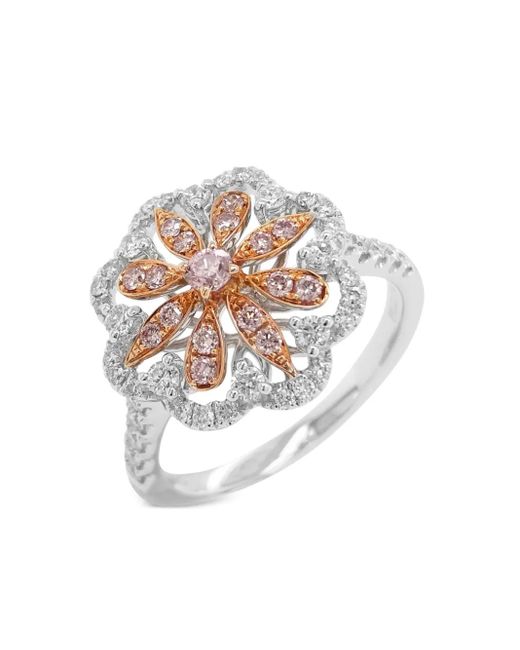 HYT Jewelry White 18K And Platinum Diamond Ring