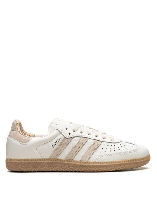Adidas Samba Leren Sneakers in het White voor heren