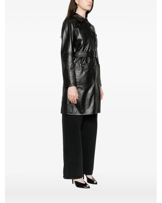 Max Mara Black Belted Coat
