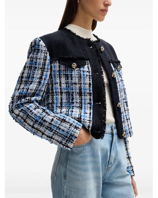 Boss Blue Tweed Jacket