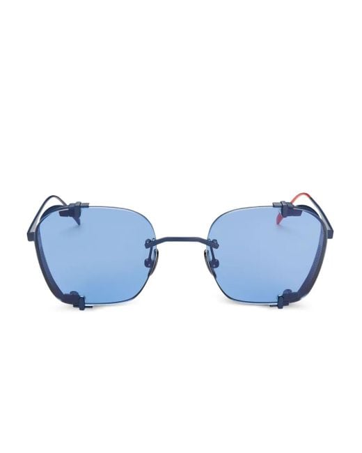 Vysen Eyewear Blue Bei Rimless Sunglasses