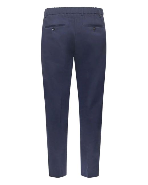 BE ABLE Blue Button-Up Trousers for men