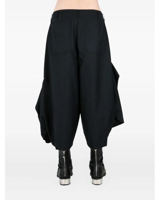 メンズ Comme des Garçons Draped-detailed Trousers Gray