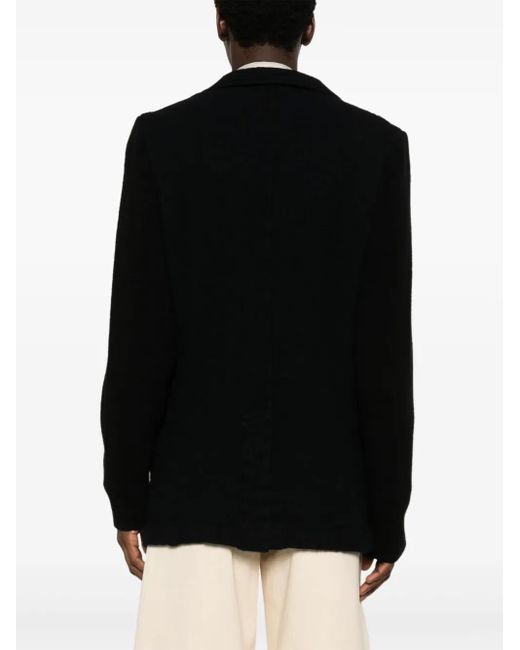 Comme des Garçons Black Single-Breasted Blazer for men