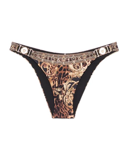 Camilla Natural Bikinihöschen Mit Era Of Empires-Print