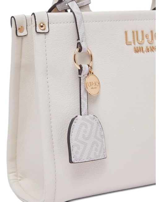 Liu Jo White Small Handbag With Charm