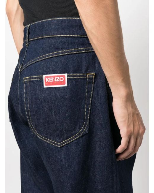 メンズ KENZO ワイドジーンズ Blue
