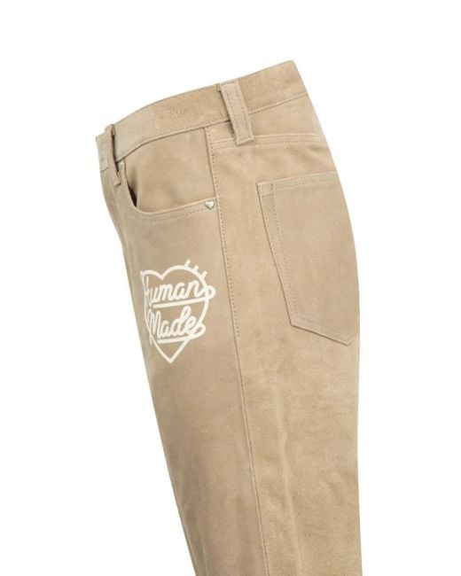 Human Made Natural Leather Trousers for men