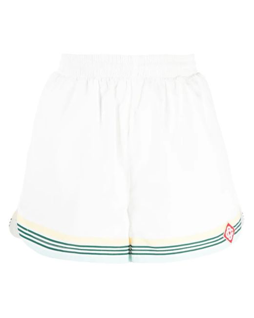 Casablanca Trainingsshorts Met Monogram in het White