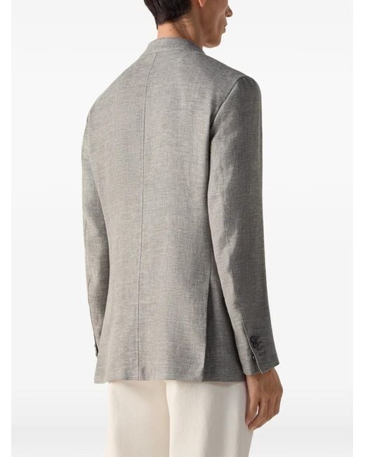 Zegna Gray Crossover Jacket for men