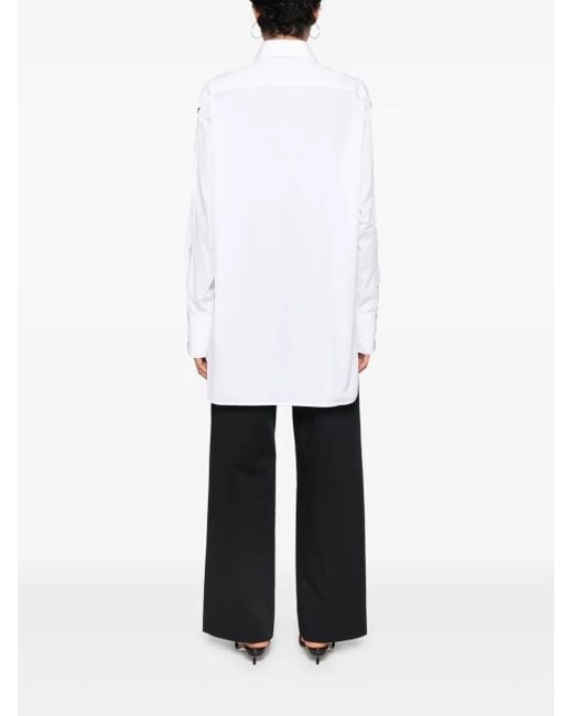 Camicia Snapped di Stella McCartney in White