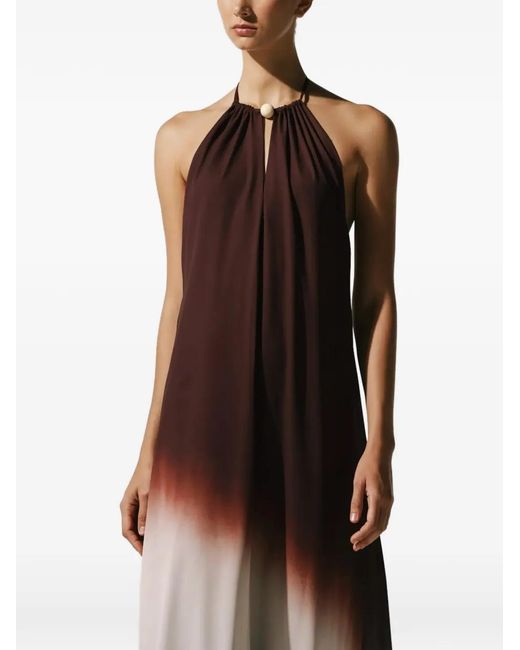 Baobab Black Rondine Cutout Maxi Dress