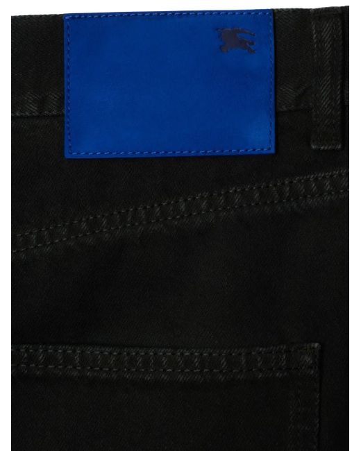 Vaqueros Rectos Burberry de hombre de color Black