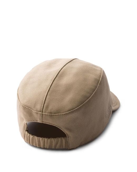 Prada Natural Drill Baseball Cap