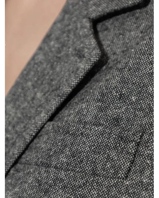 MM6 by Maison Margiela Gray Veston À Effet Chiné