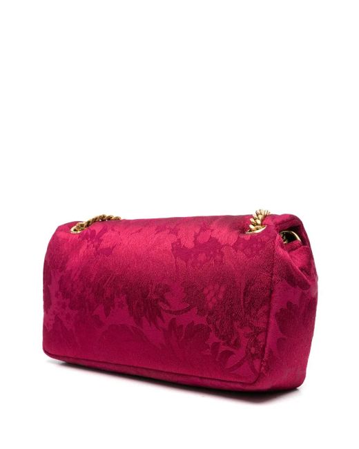 Saint Laurent Red Small Calypso Shoulder Bag