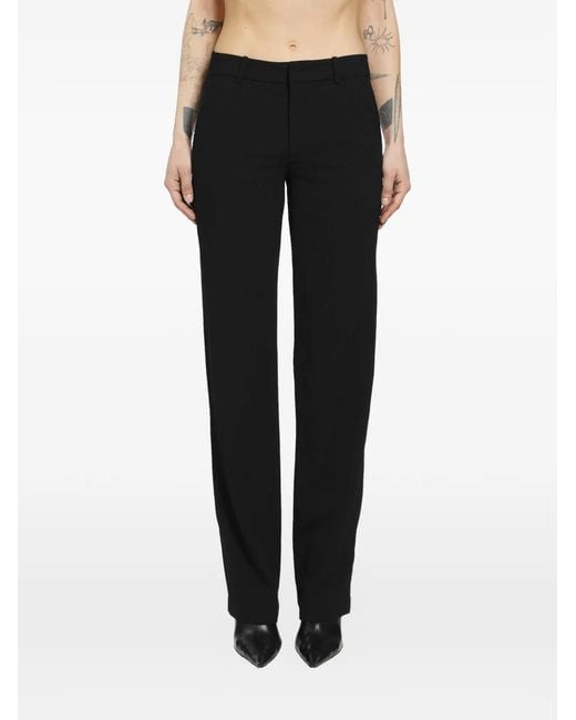 Yehuafan Black Tailored Trousers