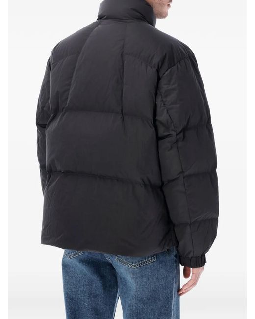 Goldwin Black Puffed Zip-Up Jacket for men