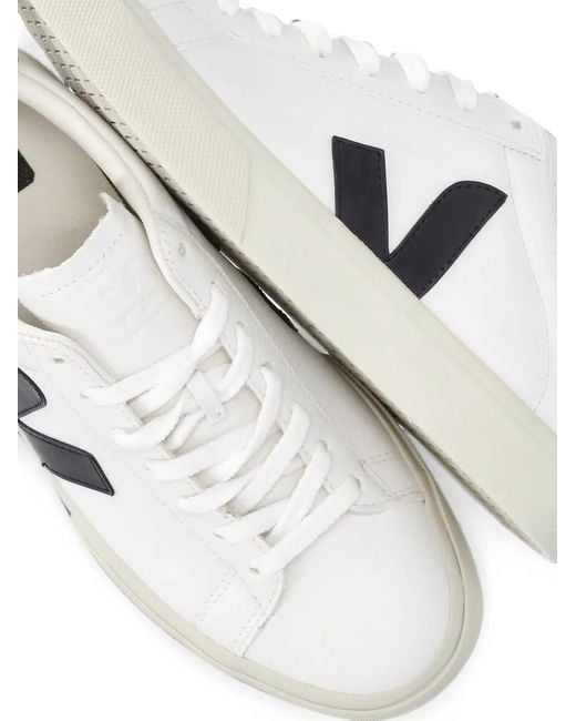 Veja White Campo Sneakers for men