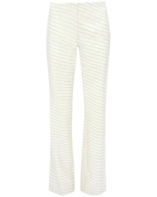 J.W. Anderson White Tailored Straight-Leg Trousers