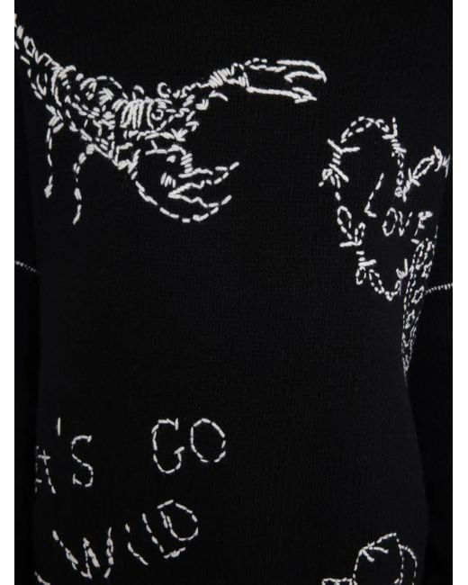 Zadig & Voltaire Black Baba Merino Sweater