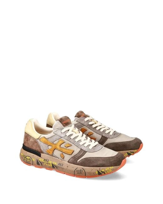 Premiata Multicolor Sneaker With Logo for men