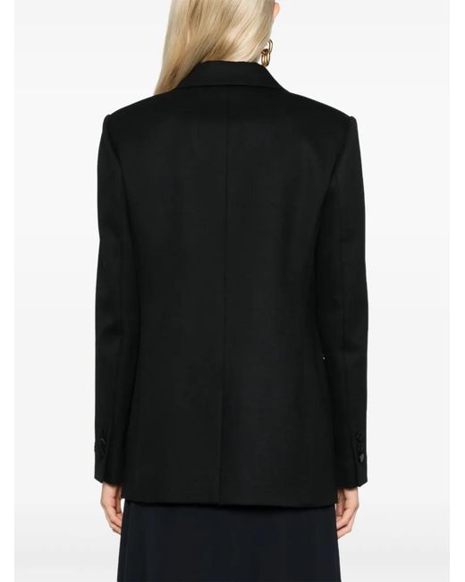 Versace Black Satin-Lapels Blazer