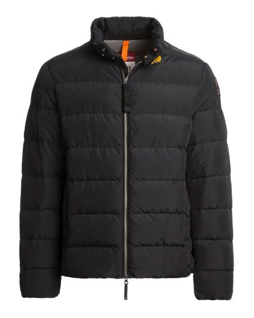 Parajumpers Black Quilted Zip-Fastening Jacket for men
